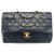 Timeless Chanel Handbags Black Leather Lambskin  ref.288980