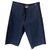 Chanel Pantalones cortos de mezclilla con estilo Azul marino Juan  ref.289028