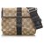 Gucci Brown GG Canvas Belt Bag Black Beige Leather Cloth Pony-style calfskin Cloth  ref.289159