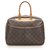 Louis Vuitton Brown Monogram Deauville Leather Cloth  ref.289169