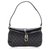 Gucci Black GG Canvas Shoulder Bag Leather Patent leather Cloth Cloth  ref.289190