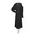 Filippa K Kleid Schwarz Viscose Polyamid Größe L - Ansicht 2