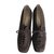 Chanel Chaussures brogues en daim à lacets Suede Cuir Marron  ref.289387