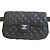 Trendy CC Borsa a banana Chanel Uniform Nero Argento