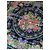 Foulard Nina Ricci in seta nero con motivo floreale e perle Rosa Bianco Rosso Verde oliva Pesca Lavanda Verde scuro - vista 4
