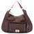 Givenchy Brown Nylon Shoulder Bag Leather Pony-style calfskin Cloth  ref.289470