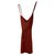 Autre Marque Robes Polyester Rouge Corail  ref.289692