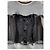 Abito ampio Sacai nero e grigio cotone M - vista 2