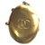 Chanel Medallón Gold hardware Chapado en oro  ref.290293