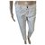 Massimo Dutti Un pantalon, leggings Coton Blanc Beige  ref.290574