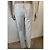 Pantalones Slim Fit de Rayas de Algodón Massimo Dutti Blanco Beige - vista 2