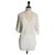 CHANEL Jersey de lana y cachemir blanco roto T38 SER Cachemira  ref.290774