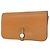 Hermès Cartera Hermes Dogon Cartera larga de cuero marrón Castaño