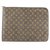 Louis Vuitton Documentos Documento comercial Brown Monogram Clutch 8LV61  ref.291571
