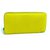 Céline Grand portefeuille multifonction zippé en cuir jaune  ref.291579