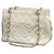 Chanel Borsa shopping Petite in caviale trapuntato bianco sporco  ref.291687