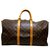 Louis Vuitton Keepall 50 Braun Leinwand  ref.291982
