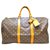 Louis Vuitton Keepall 50 Brown Cloth  ref.291988
