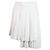 Ermanno Scervino White Asymmetric Plissee Rock mit hoher Taille 40 Weiß - Ansicht 5