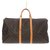 Louis Vuitton Keepall 55 Brown Cloth  ref.292487