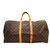 Louis Vuitton Keepall 55 Marrone Tela  ref.292491