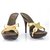 Giuseppe Zanotti Super Sexy Golden Snakeskin Platform Sandals Heels sz 36 Leather  ref.292803