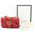 Mini borsa rossa GG Marmont di Gucci Rosso Pelle  ref.292867