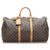 Louis Vuitton Brown Monogram Keepall 50 Leather Cloth  ref.292922
