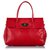 Mulberry Red Bayswater Leather Handbag Pony-style calfskin  ref.292961