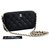 CHANEL Lambskin Wallet On Chain WOC lined Zip Chain Shoulder Bag Black Leather  ref.293063