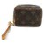 Louis Vuitton Monogram Trousse Wapity Pouch Wristlet Cosmetic Toiletry Bag Brown Leather  ref.293457