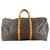 Louis Vuitton Monogram Keepall Bandouliere 60 Bolsa de viaje con correa Cuero  ref.293458