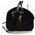 Mulberry Duffle grande preto x marrom com alça Travel Boston - vista 7