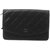 Chanel Black Quilted Lambskin Timeless CC Large Wallet Leather  ref.293779