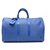 Louis Vuitton Toledo Blue Epi Leather Keepall 50 Mochila Couro  ref.293789