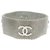 Chanel 96uma pulseira pulseira de malha prateada Prata  ref.294510