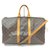 Louis Vuitton Monogram Keepall Bandouliere 45 Duffle Bag with Strap Leather  ref.294779