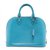 Louis Vuitton Cyan Blue Green Alma NM Bag Leather  ref.294793
