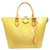 Louis Vuitton Montebello Yellow Patent leather  ref.295497