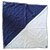 Chanel Seidenquadrat Weiß Marineblau  ref.295509