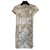 Chanel dress White Leather Cotton  ref.295637