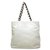 Sacola Chanel Branco Couros exóticos  ref.296118