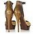 Burberry Prorsum Sandalen aus Wildleder und Python Braun - Ansicht 3