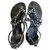 Casadei Des sandales Suede Noir  ref.296218