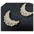 Chanel 2015 crystal pearl ear cuffs earrings Golden Metal  ref.296542