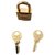 Hermès padlock new golden steel 2 keys and dustbag Gold hardware  ref.296611