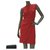 Christian Dior Minivestido de seda rojo Dior Sz 38 Roja  ref.296688