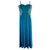 Bcbg Max Azria NWT Ashby Woven Woven Evening Maxi Dress Azul Sintético  ref.296820