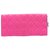 Bolsa de couro com corrente Dior Cannage Pink Rosa  ref.296869