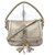 Gucci Gold Leather Braided Handle 2way Flap Bag White gold  ref.297334